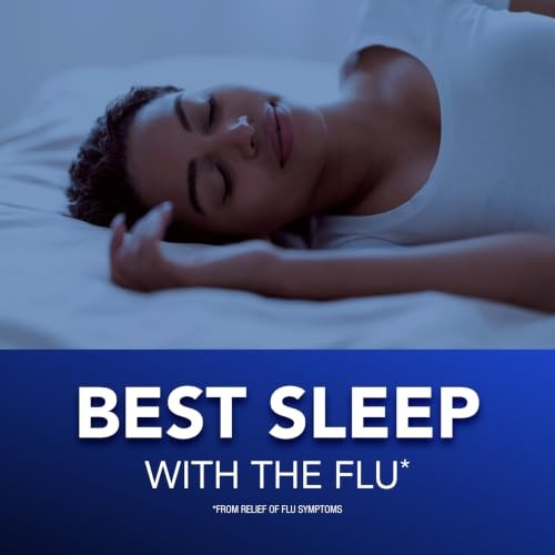 Vicks NyQuil Intense Flu Rapid Release LiquiCaps, Fast Flu Symptom Relief, Multi-Symptom Nighttime Relief for Body Aches, Fever, Headache, Sore Throat