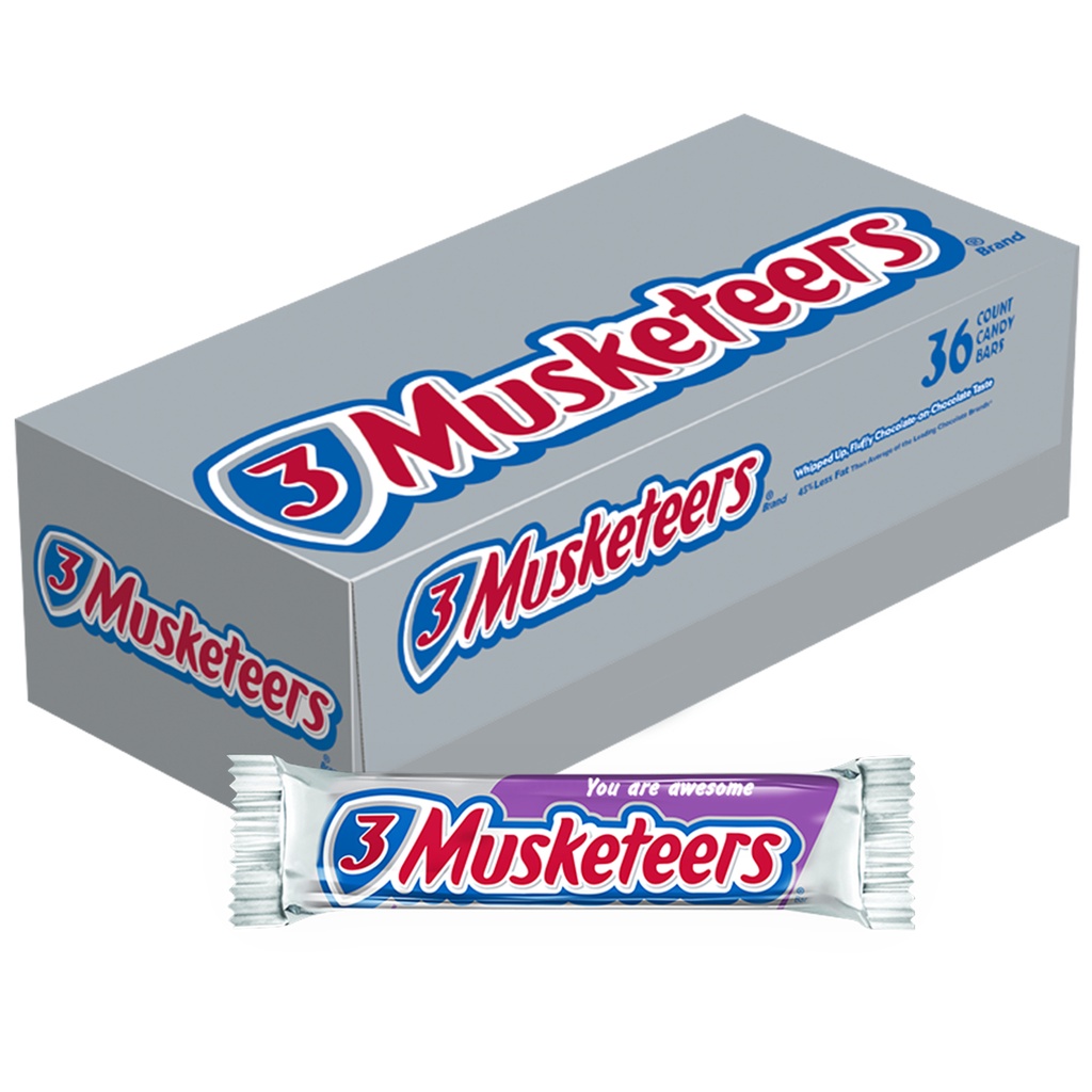 3 Musketeers Candy Bar 36ct