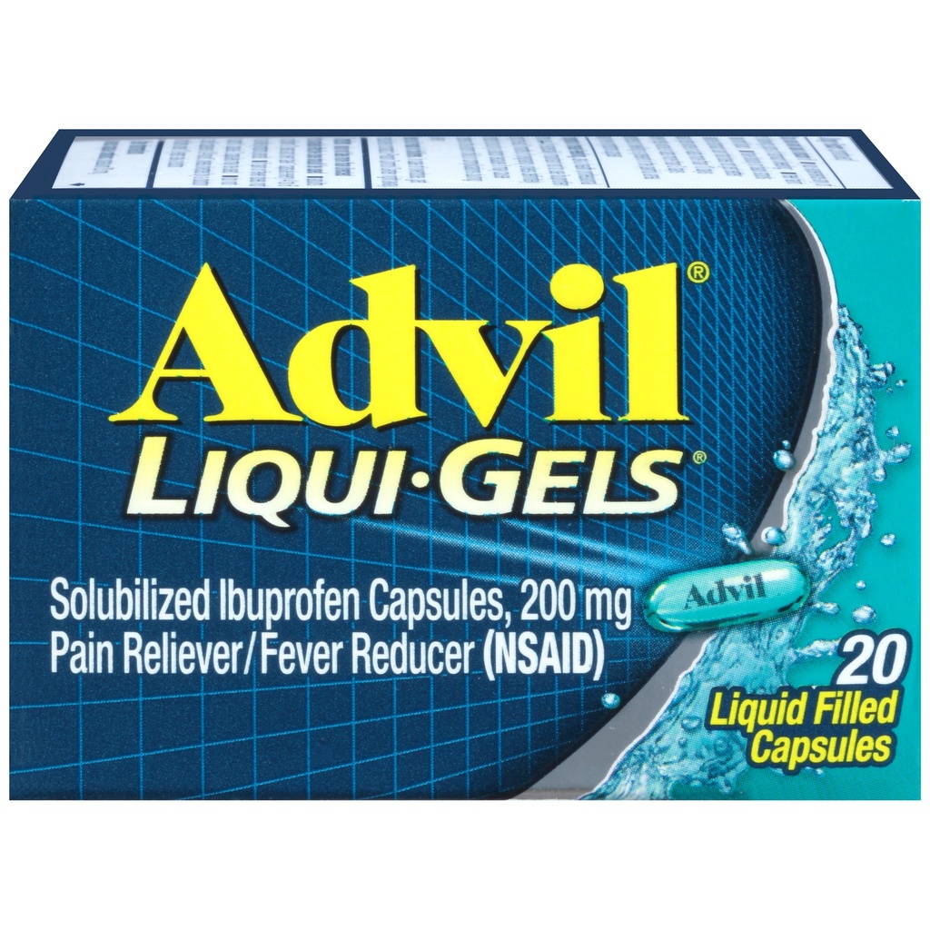 Advil liquid gel shakers - 20 Ct 6CT