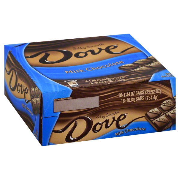 Dove Milk Chocolate Bars 18ct
