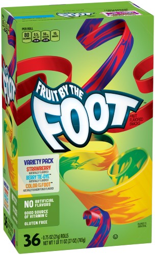 Fruit by the Foot Fruit Snacks, Assorted Flavors 