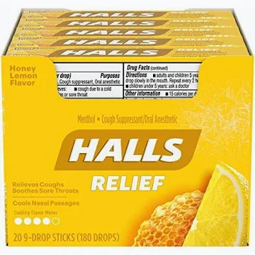 Halls Honey Cough Drops 20ct