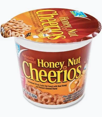 Honey Nut Cheerios Cereal-in-a-Cup, Pack of 6