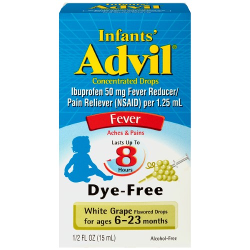 Advil Pain Reliever Liquid Infant Ibuprofen 6ct