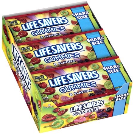 Life Savers Original 5 Flavors Gummy 15 Ct Box