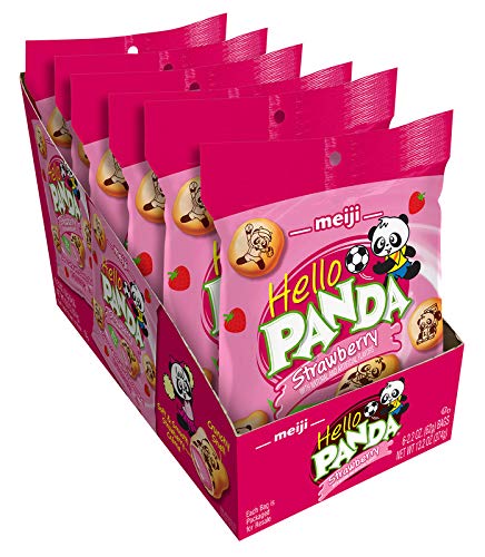 Hello Panda Cookies, Strawberry Filled 6 CT