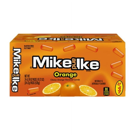 Mike and Ike Orange 0.78 Oz. Box 24ct