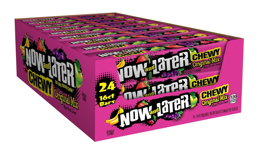 Now and Later Chewy Mix Flavor Standard (Box of 24)