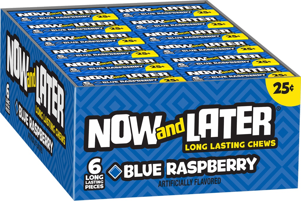 Now and Later Original Blue Raspberry (Box of 24)
