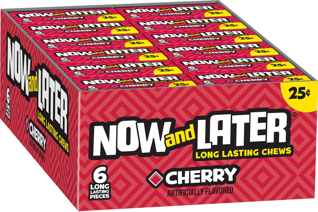 Now and Later Original Strawberry (Box of 24)
