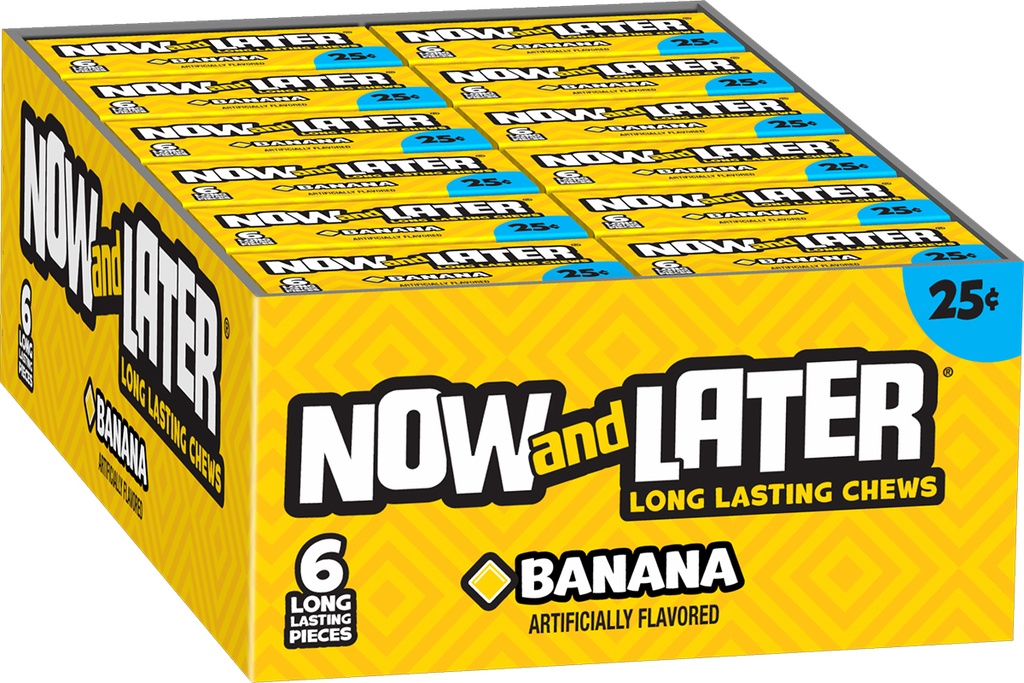 Now and Later Original Banana Chews (24 Count)