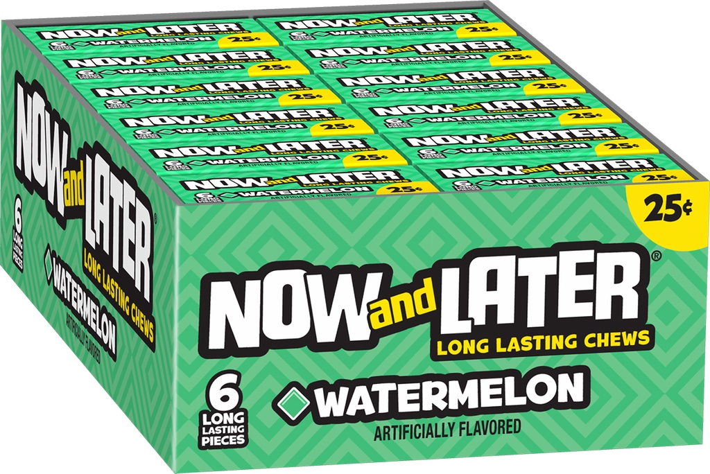 Now and Later Original Watermelon (24 Count)