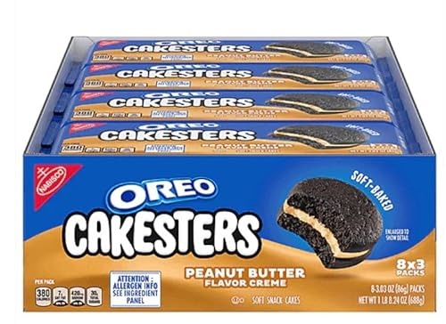 Oreo Cakesters Peanut Butter  8 Count