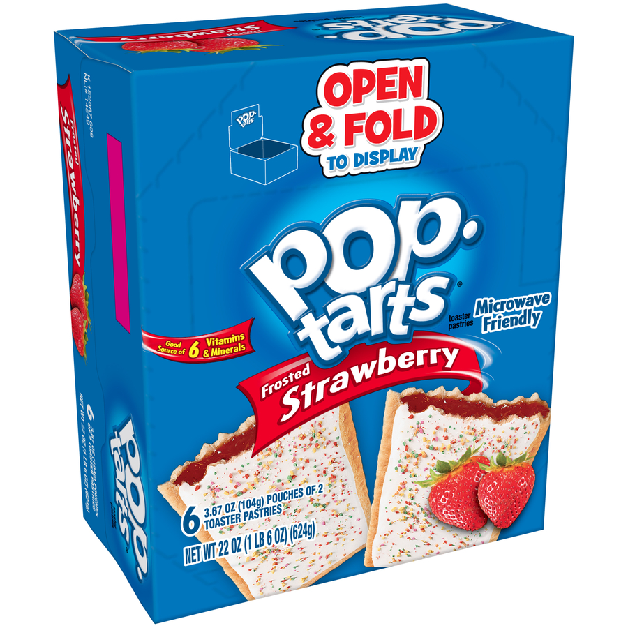 POP TARTS FROSTED STRAWBERRY 6CT