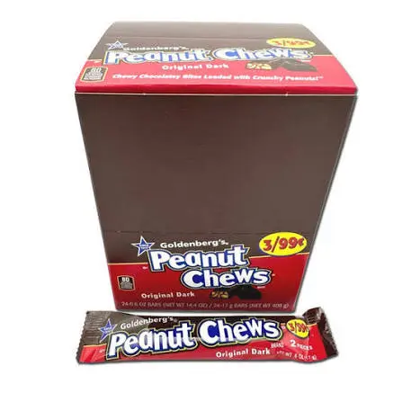 Peanut chews 3/99 cents red