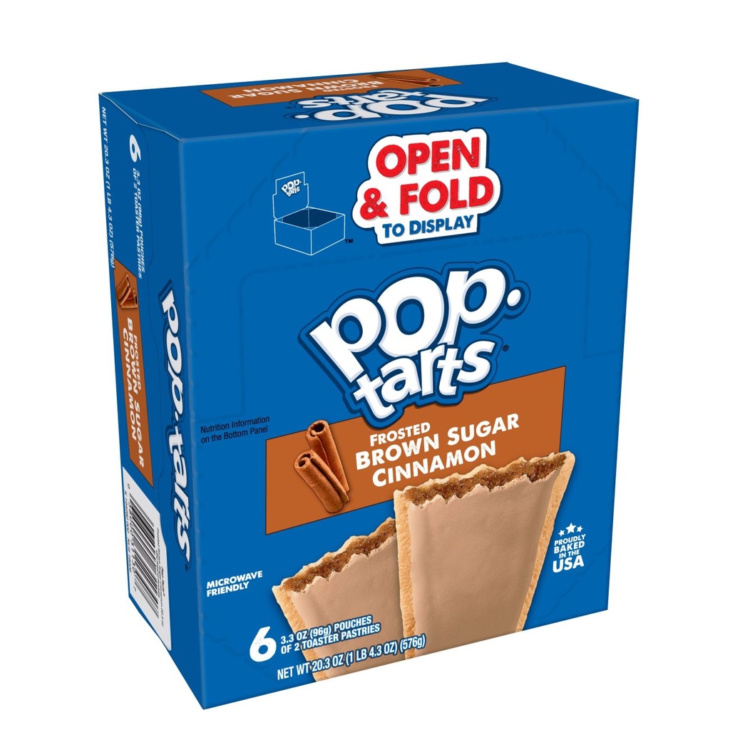 Pop Tarts BROWN CINNAMON 6CT