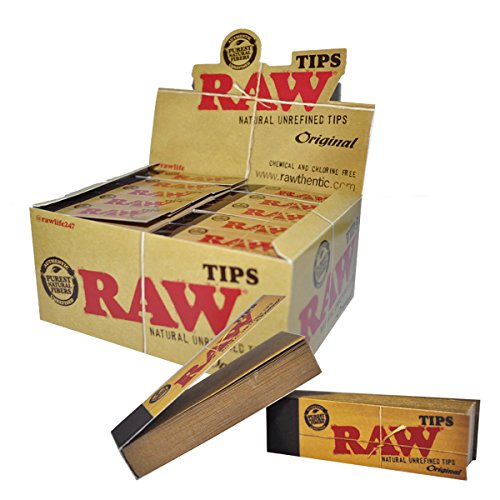 Raw Filter Tips Unbleached (50x50) 