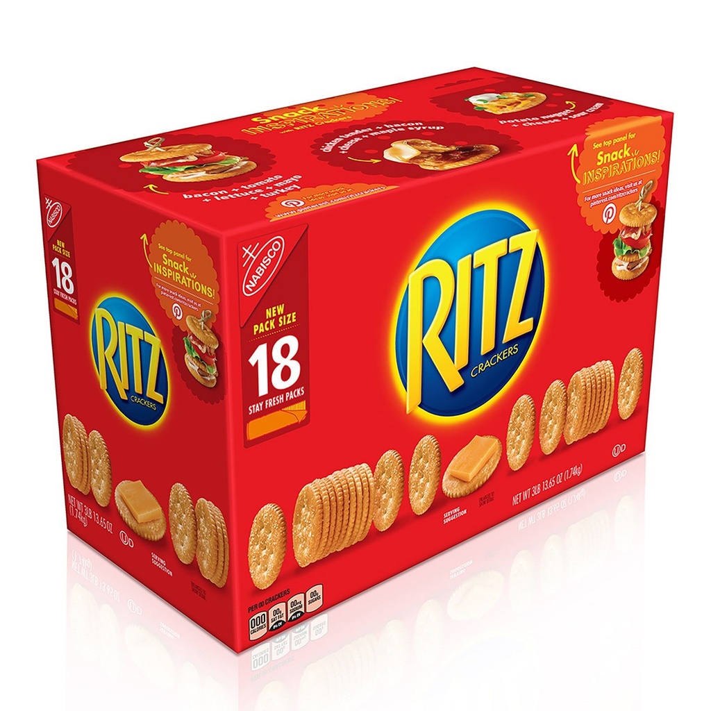 Ritz Original Crackers, Box of 18ct Sleeves