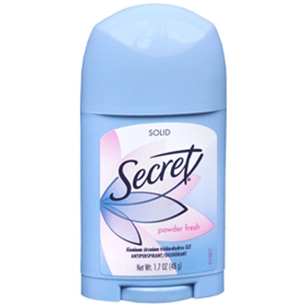 Secret Solid Antiperspirant and Deodorant Shower  Powder Fresh 6CT