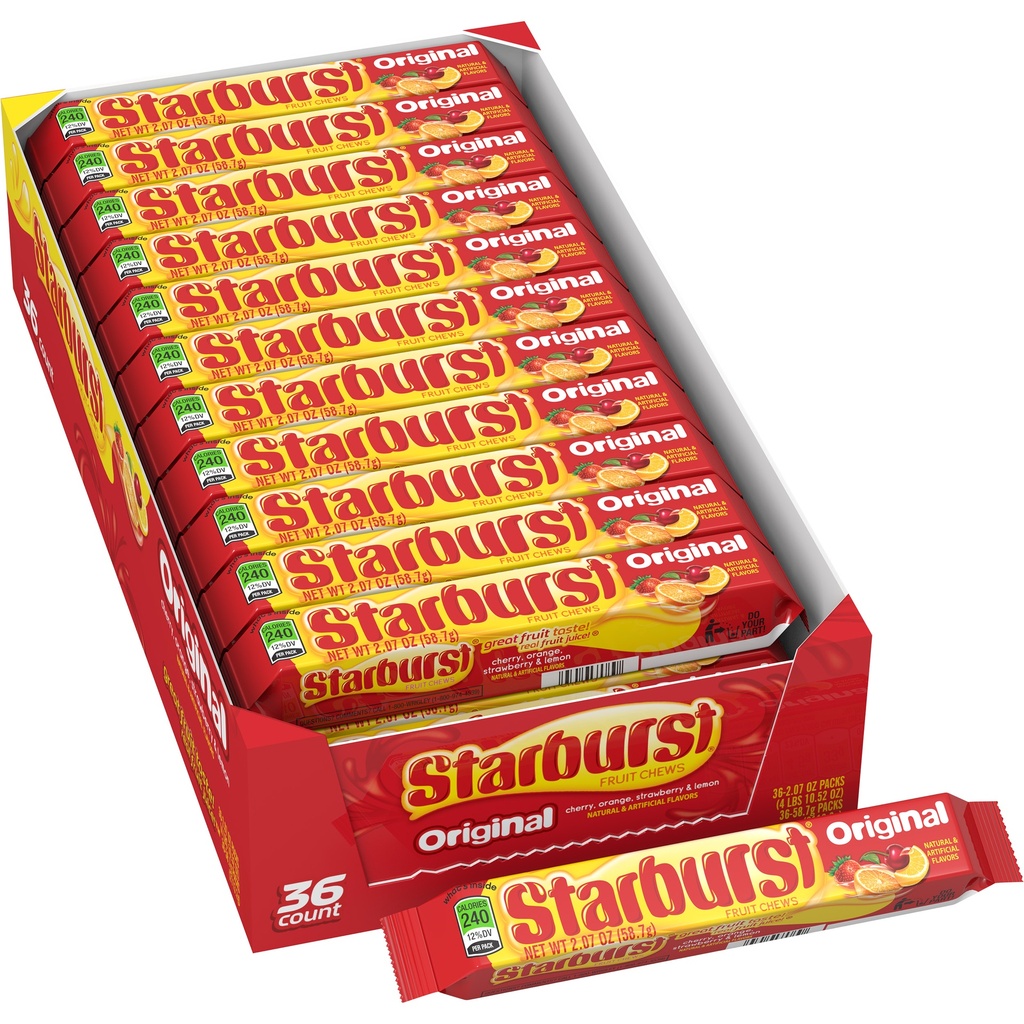 Starburst, Original Fruit Chews  36ct