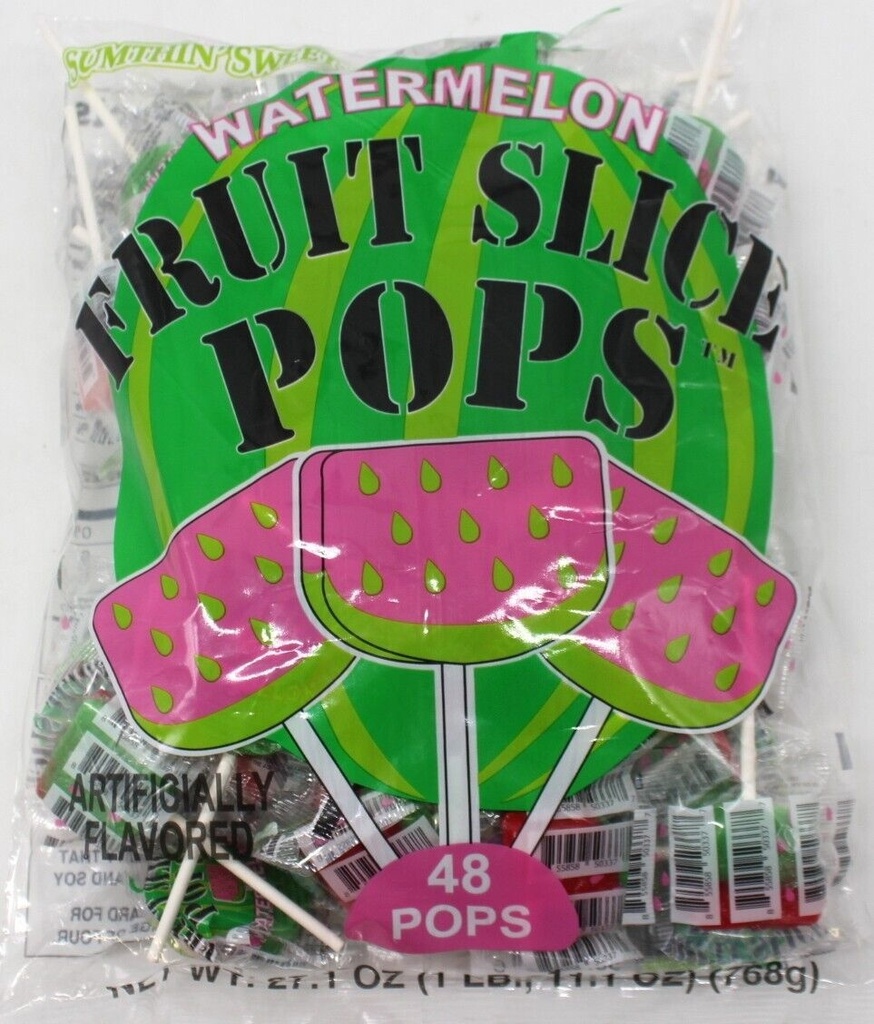 Sweet Pops Watermelon Bulk 48 Ct Bag Candies