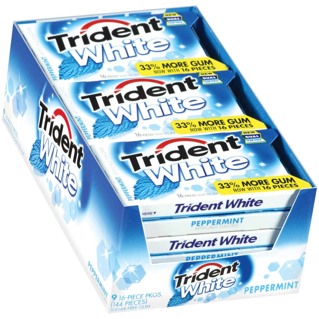 Trident White Peppermint 