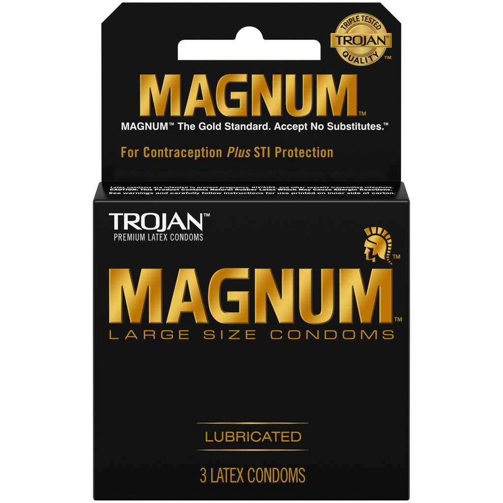 Trojan Magnum Condoms Large Lubricated 6CT