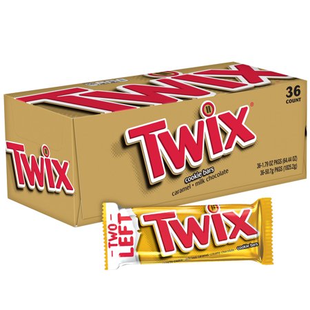 Twix Bar, 1.79 Oz, Box of 36