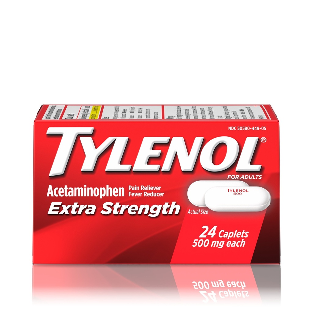Tylenol Extra Strength 24ct 6PACK (Shakers)