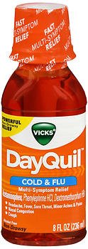 Vicks DayQuil Cold & Flu Syrup 8OZ