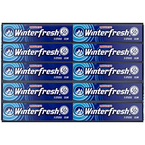 WRIGLEY S WINTERFRESH Chewing Gum Bulk Pack  5 Sticks per Pack (Pack of 40)