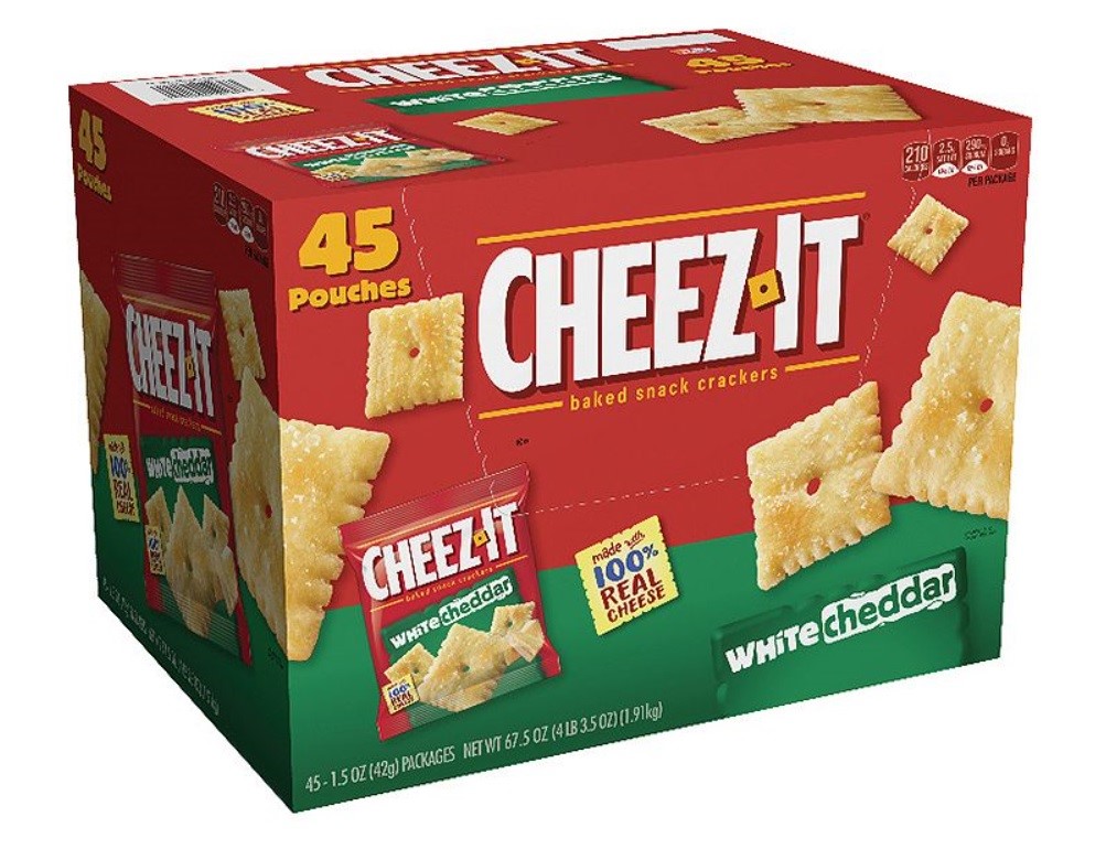 Cheez-It Crackers 1.5 Oz Bag White Cheddar 45ct