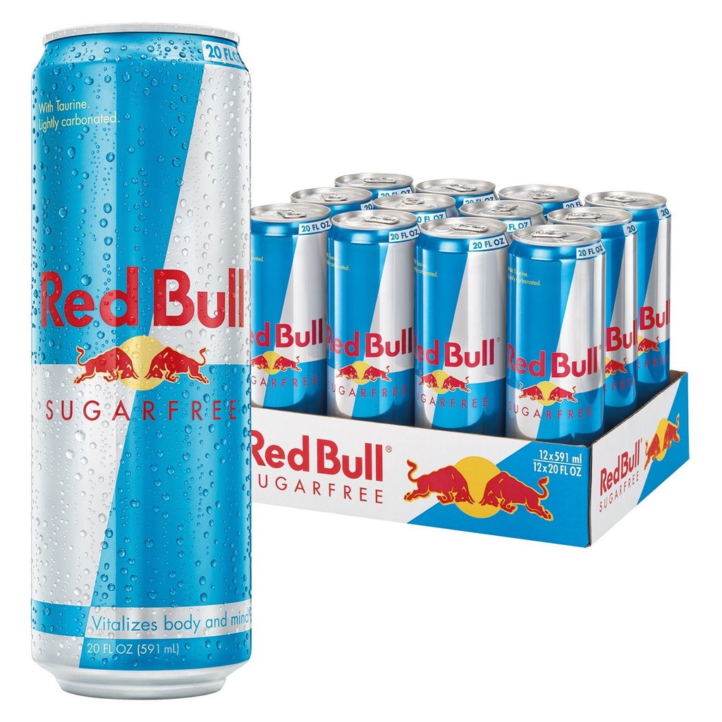 Red Bull Sugar Free16oz  Pack of 12