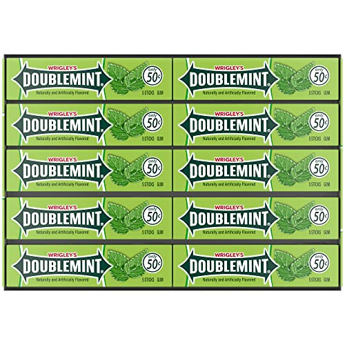 Wrigley S Doublemint Chewable Breath Mints  Mint  40 Pack  200 Count