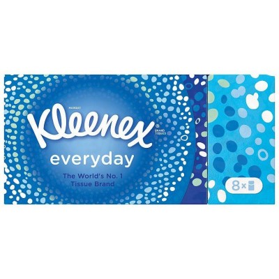 Kleenex Everyday Paper Tissues 8x9 Pc