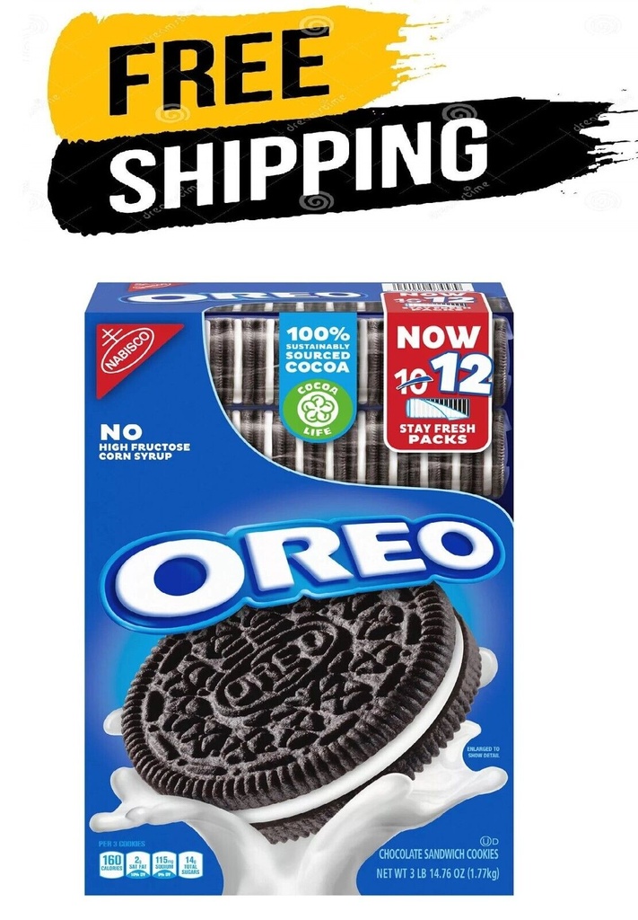 Oreo Chocolate Sandwich Cookies 12ct