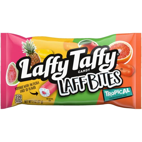Laffy Taffy Laff Bites Tropical Flavor 24 Count 