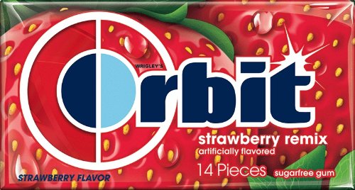 Orbit Strawberry Remix Gum 