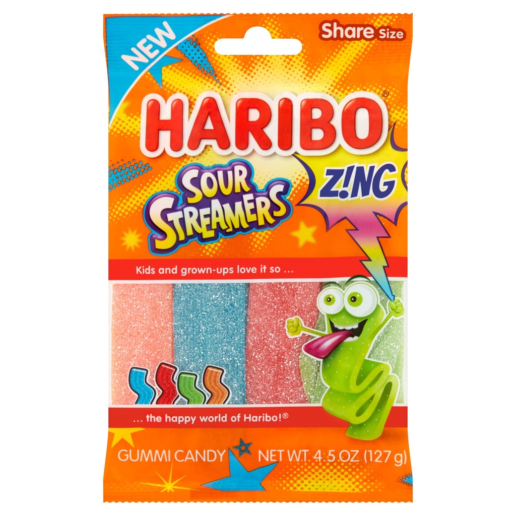 Haribo Sour Streamers Bag