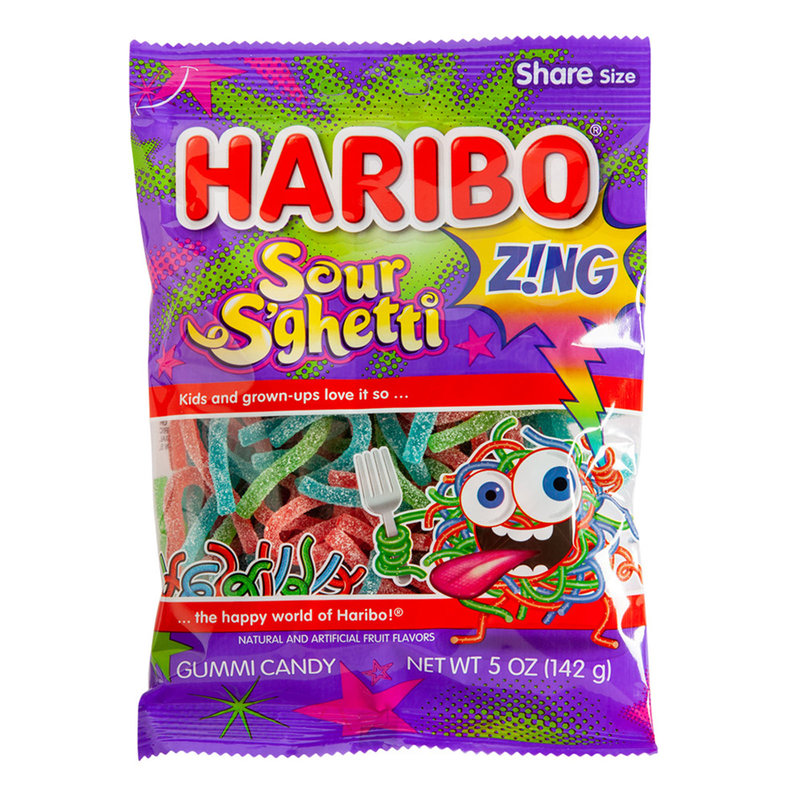 Haribo Sour S'ghetti Gummy Candy