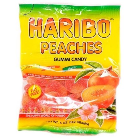 Haribo 5 Oz Peaches Bag