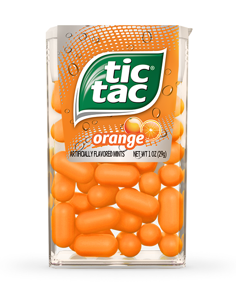 Tic Tac Orange Flavored Mints Bulk 12 Pack Go Refreshment 