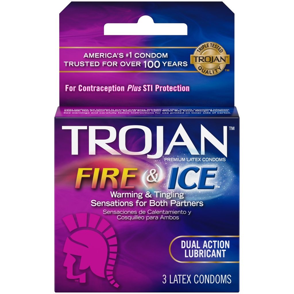 Trojan Fire & Ice Condoms 6ct