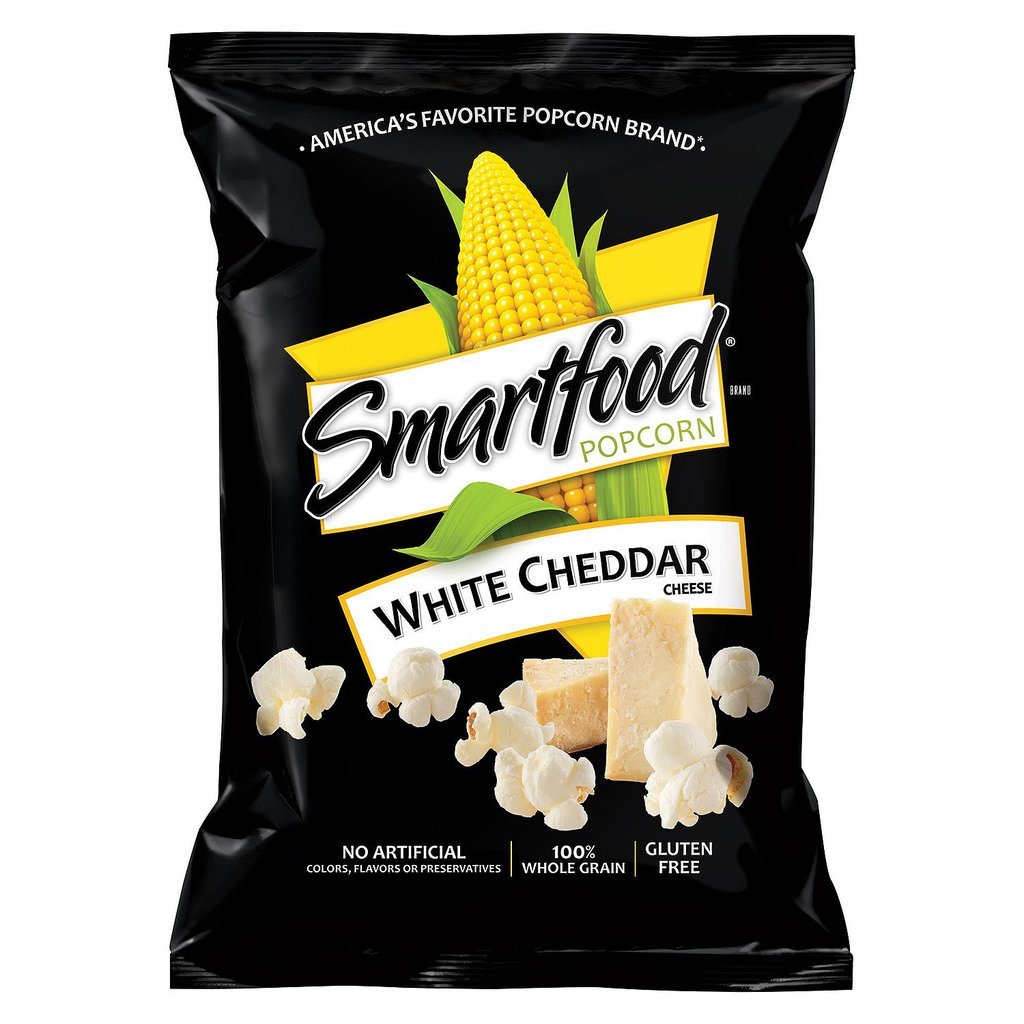 Smartfood White Cheddar Cheese Popcorn 0.625 Ounce (Pack of 50)