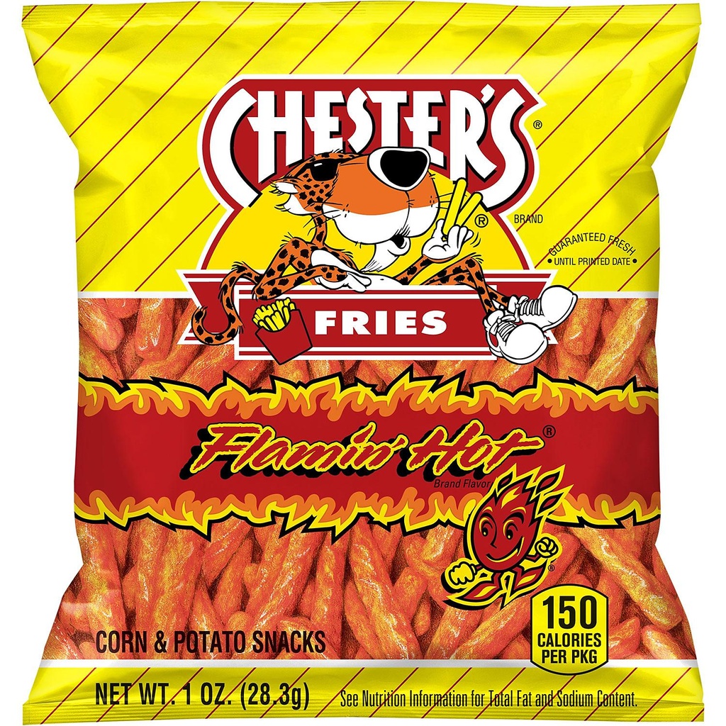 Chesters Hot Fries 1 Ounce 50 Count 