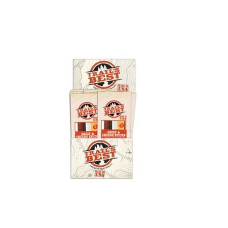 Trail S Best Beef and Cheese Beef Jerky Box of 20 