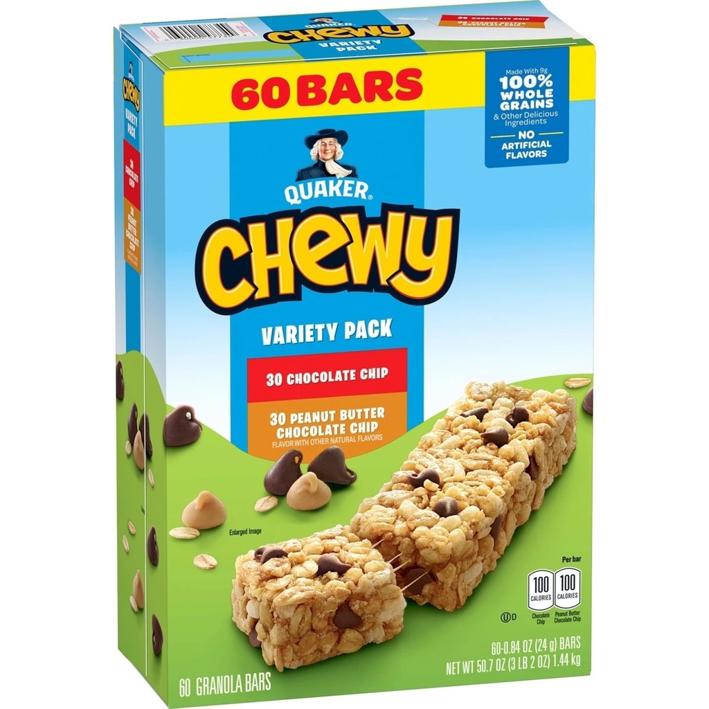 Quaker Chewy Variety Pack 60ct