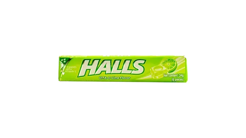 Halls Vita C Lime 20ct