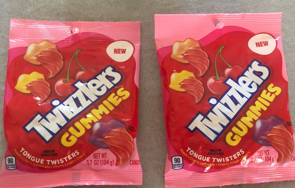 Twizzlers Gummies peg bag 3.7oz