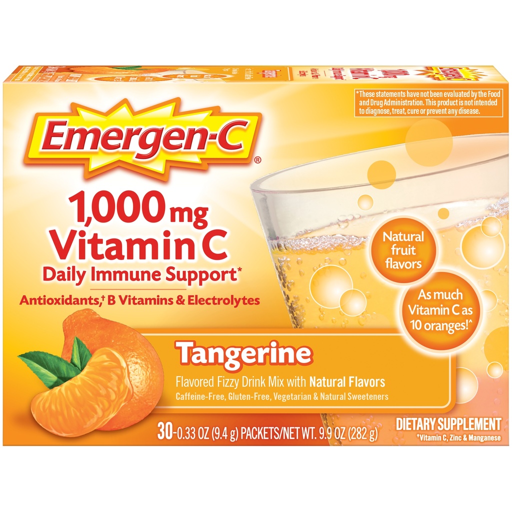 Emergen-C Vitamin C Fizzy Drink Mix 30 Packets